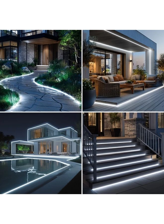 Warm White Solar LED String Lights 8 Modes 640 LEDs 393 7 Inch Indoor Outdoor Decor - Image 5